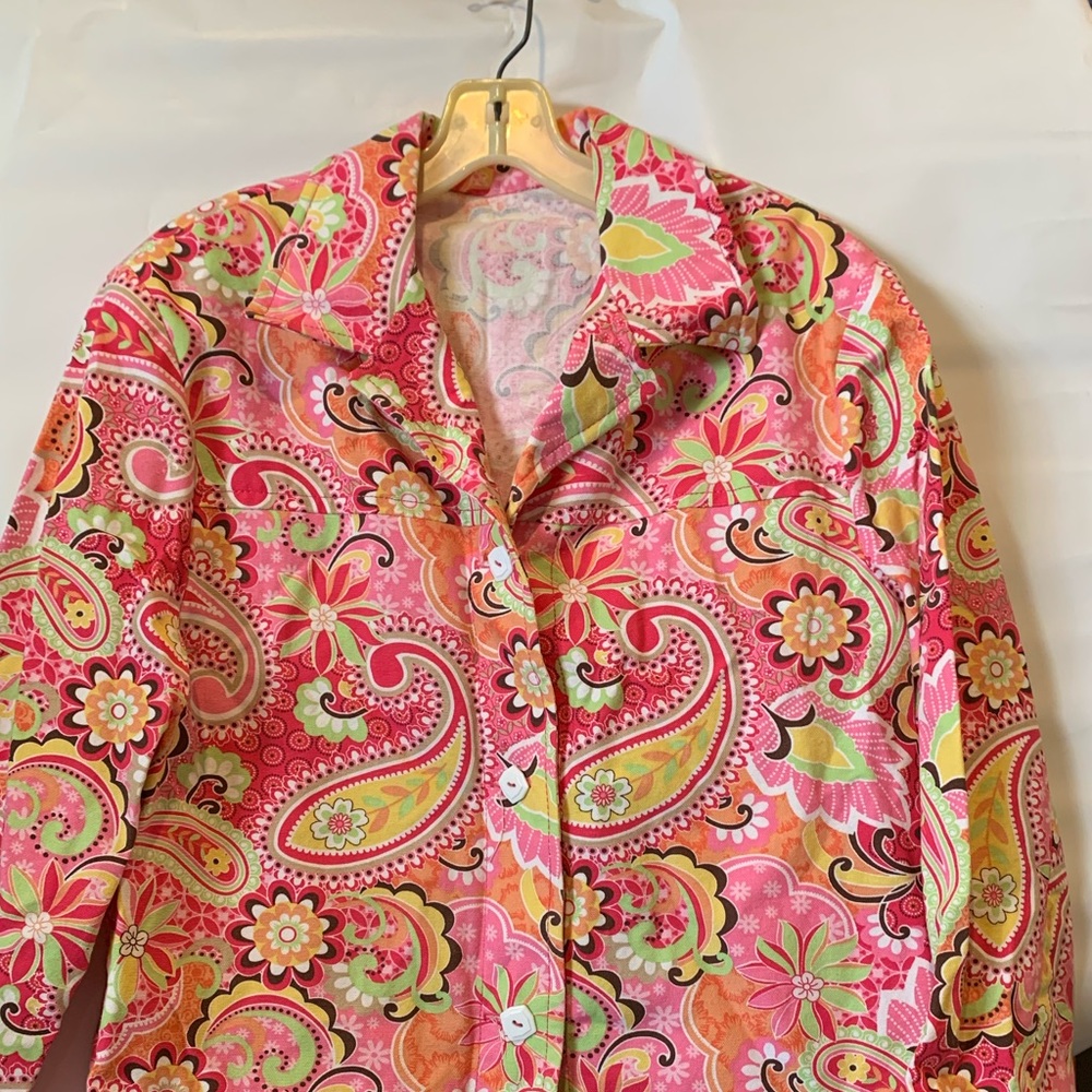 Fun pink paisley jacket